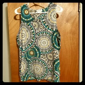 Van Heusen Circle Print Tank